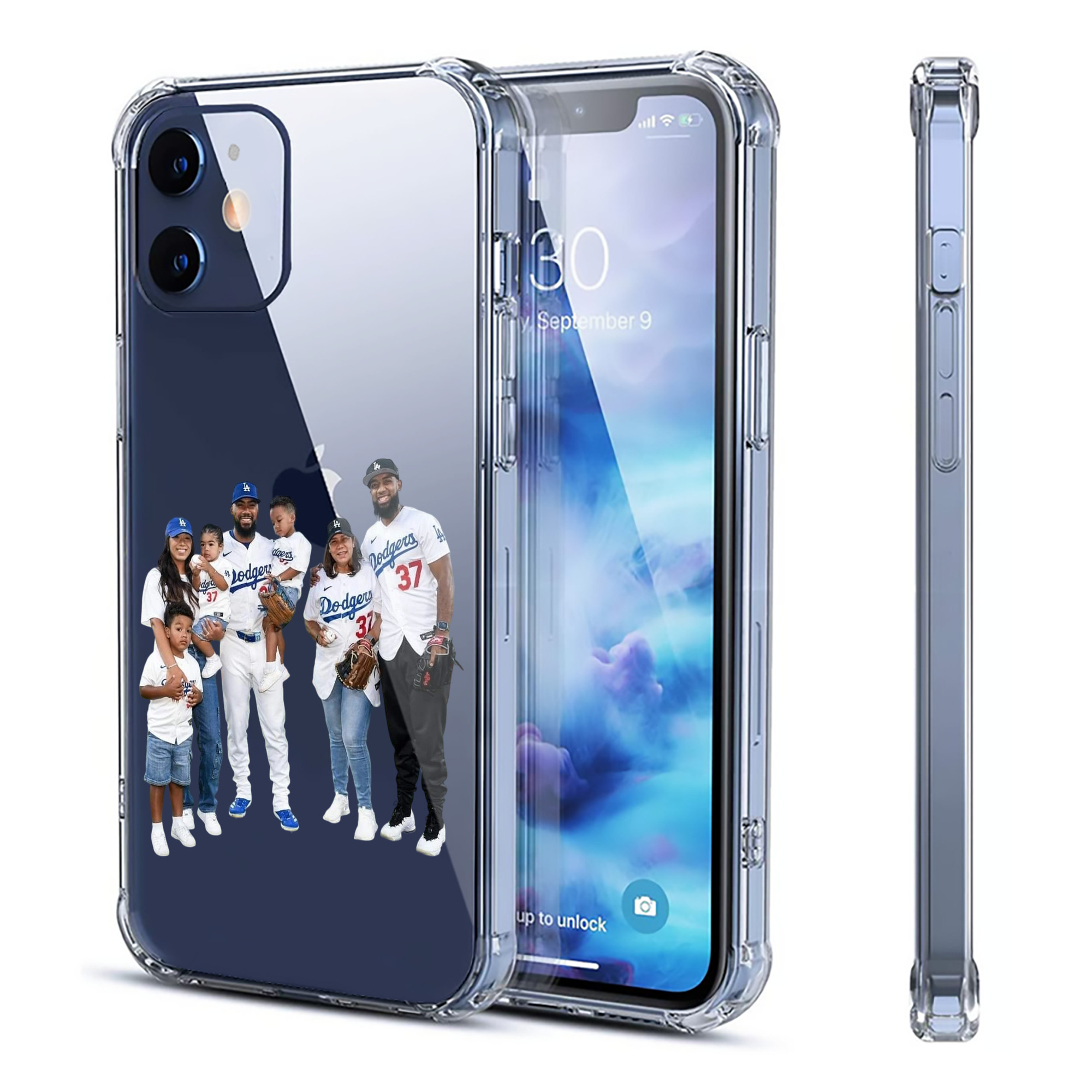  Clear IPhone 12 Case – Soft TPU With UV Print – Enhanced Drop Protection, Precise Fit, Anti-Fingerprint, Customizable Design, Scratch-Resistant, Yellow-Resistant